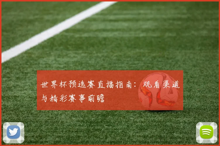 世界杯预选赛直播指南：观看渠道与精彩赛事前瞻